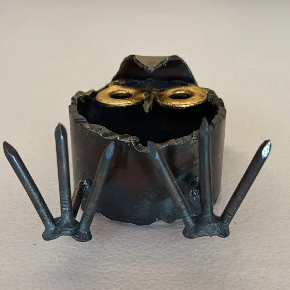 Vintage Mid Century "Brutalist" Style Owl Sculpture - Picture 5 of 8